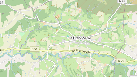 Carte de localisation de l'évènement