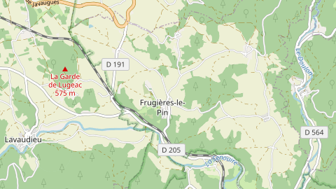 Carte de localisation de l'évènement