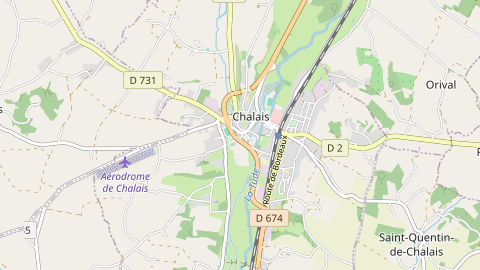 Carte de localisation de l'évènement