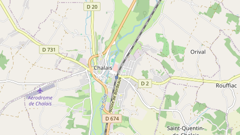 Carte de localisation de l'évènement