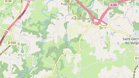 Carte de localisation de l'évènement