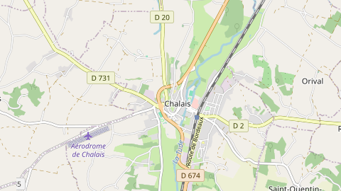 Carte de localisation de l'évènement