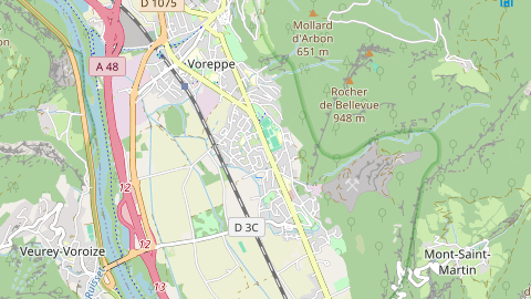 Carte de localisation de l'évènement