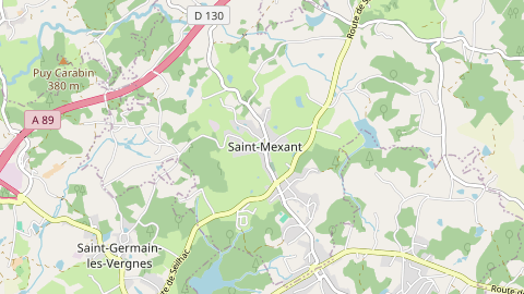 Carte de localisation de l'évènement