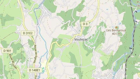 Carte de localisation de l'évènement