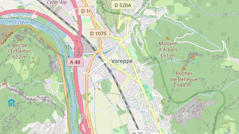 Carte de localisation de l'évènement