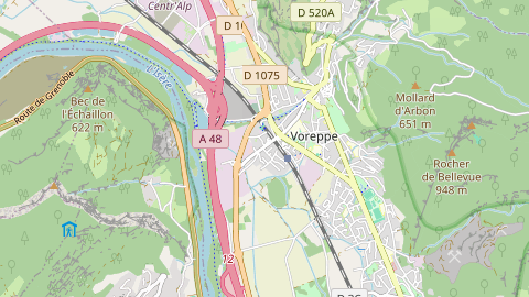 Carte de localisation de l'évènement