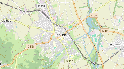 Carte de localisation de l'évènement