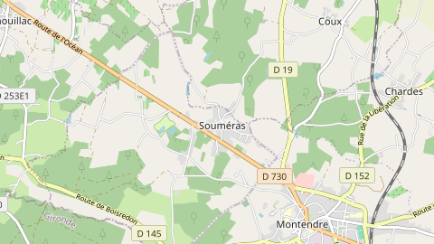 Carte de localisation de l'évènement