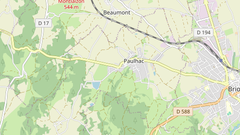 Carte de localisation de l'évènement