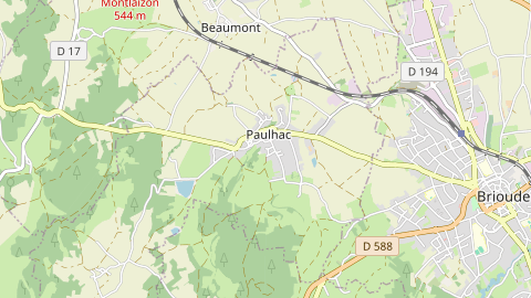 Carte de localisation de l'évènement