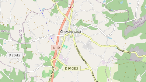 Carte de localisation de l'évènement