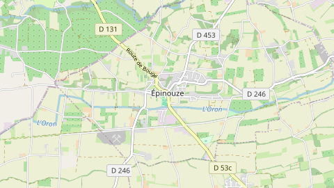 Carte de localisation de l'évènement