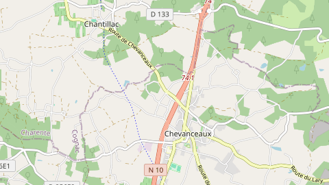 Carte de localisation de l'évènement