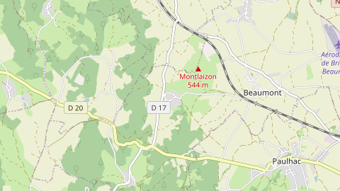 Carte de localisation de l'évènement