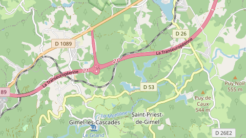 Carte de localisation de l'évènement