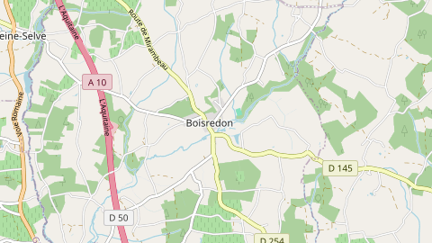 Carte de localisation de l'évènement