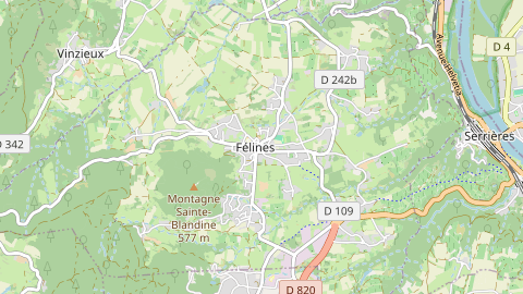 Carte de localisation de l'évènement