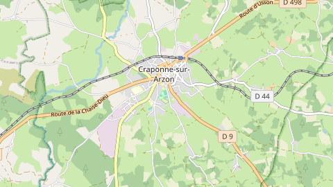 Carte de localisation de l'évènement