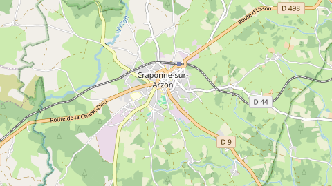 Carte de localisation de l'évènement