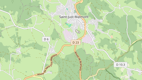 Carte de localisation de l'évènement