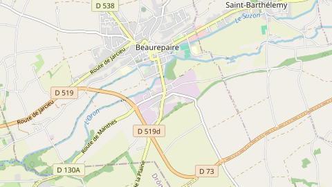 Carte de localisation de l'évènement