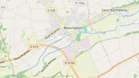 Carte de localisation de l'évènement