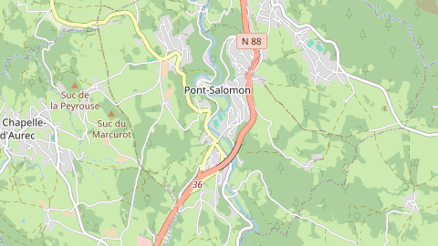 Carte de localisation de l'évènement