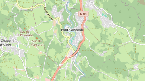 Carte de localisation de l'évènement
