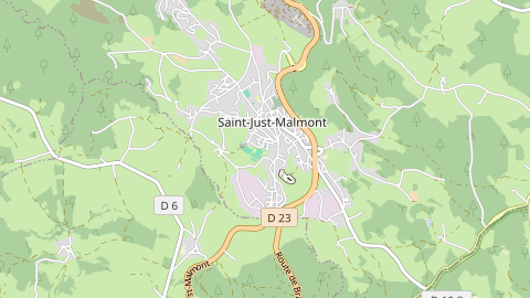 Carte de localisation de l'évènement