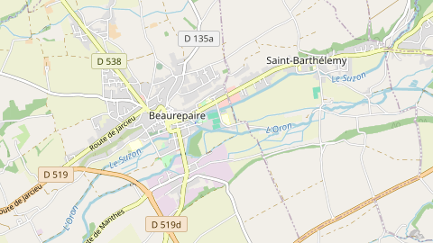 Carte de localisation de l'évènement