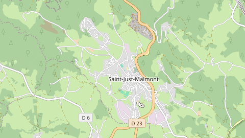 Carte de localisation de l'évènement