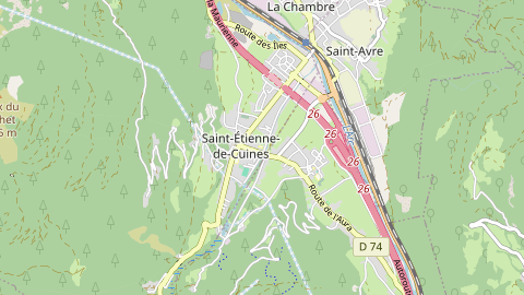 Carte de localisation de l'évènement