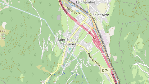 Carte de localisation de l'évènement