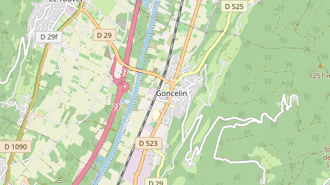 Carte de localisation de l'évènement