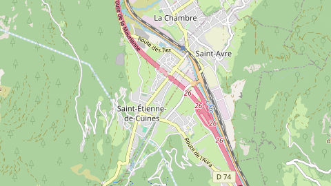 Carte de localisation de l'évènement