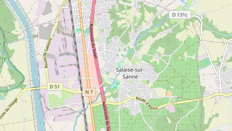 Carte de localisation de l'évènement