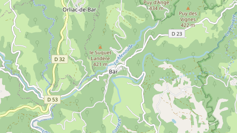Carte de localisation de l'évènement