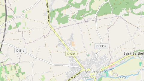 Carte de localisation de l'évènement
