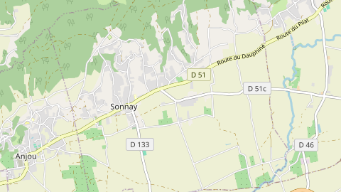 Carte de localisation de l'évènement