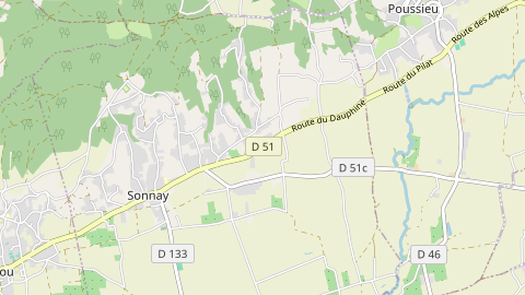 Carte de localisation de l'évènement