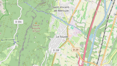 Carte de localisation de l'évènement