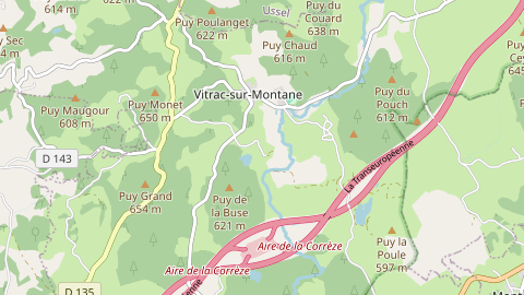 Carte de localisation de l'évènement