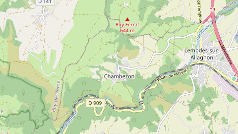 Carte de localisation de l'évènement