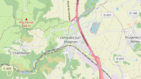 Carte de localisation de l'évènement