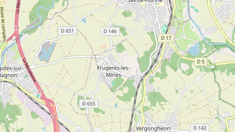 Carte de localisation de l'évènement