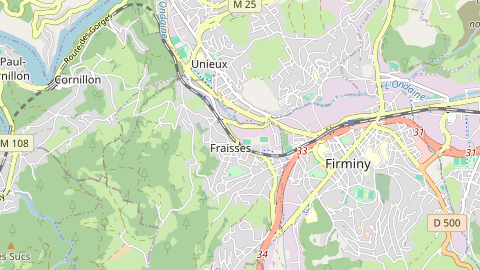 Carte de localisation de l'évènement