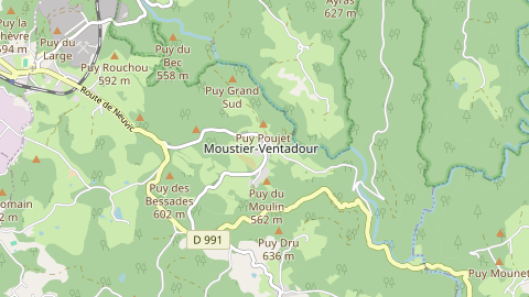 Carte de localisation de l'évènement