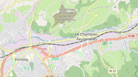 Carte de localisation de l'évènement