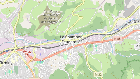 Carte de localisation de l'évènement